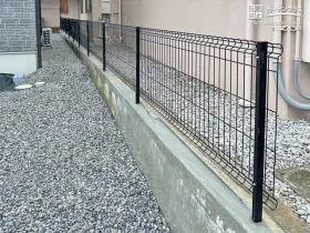 開放感のあるメッシュフェンス[施工後]
