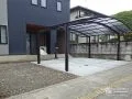 エクステリアをブラックカラーで揃えかっこ良く仕上げた外構工事