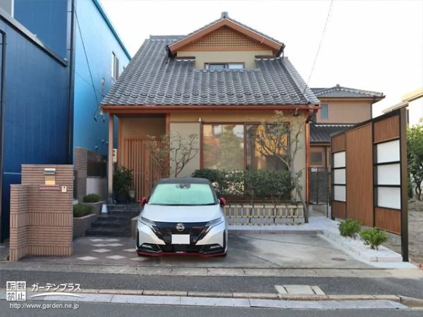 日本の伝統的な美を感じられるローメンテナンスな外構リフォーム工事