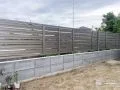 圧迫感を与えずに視線をカットするフェンス