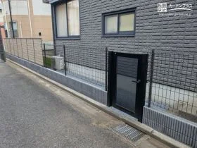 お庭のプライバシーを守る目隠しフェンス[施工後]