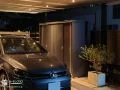 モダンな外構にもぴったりな　イナバ物置「シンプリー」