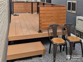 おしゃれで快適！プライベート空間を楽しむウッドデッキ[施工後]