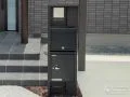 宅配ボックス付きで便利にお使いいただける機能門柱