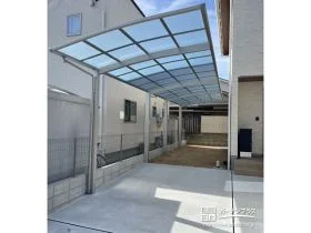 見た目も美しいお庭兼予備駐車スペース[施工後]