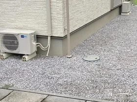 雑草対策を万全にした建物周り[施工後]