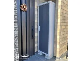 限られたスペースを有効活用！コンパクトなイナバ物置[施工後]