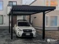スチール屋根と4本柱で雪の多い日も安心なカーポート設置工事