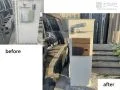 お車の動線にも配慮した機能門柱の設置工事
