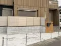 使用しない際はフラットに収納できる便利な車止め