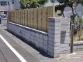 上品で品格ある竹調の目隠しフェンス