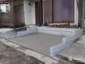 インターロッキングをコンクリートに替えより使いやすくした工事