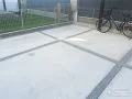 駐車スペースに透水性を備えたスリットを入れて排水性を向上