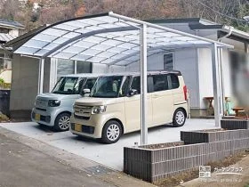 雪かきの手間を省けお出かけがスムーズになるカーポート設置工事