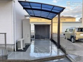 雨の日でも快適にお車を置けるスペースを確保するリフォーム工事