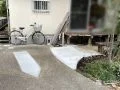 前庭の植栽を撤去して駐車スぺースを拡張したリフォーム工事