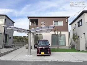 愛車を守るY字合掌カーポートで快適な暮らしへリフォーム工事
