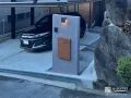 シックで高級感のある塗装門柱