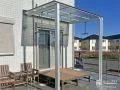洗濯物干し等の家事スペースとして利用できるテラス屋根設置工事