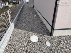 歩きやすくお手入れ簡単な犬走り[施工後]