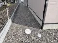 歩きやすくお手入れ簡単な犬走り