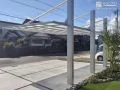 広い駐車スペースにぴったり！スタイリッシュで機能的な片側支持のカーポート