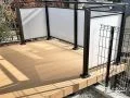 傾斜地を快適なアウトドアリビングに！安心設計のウッドデッキ工事