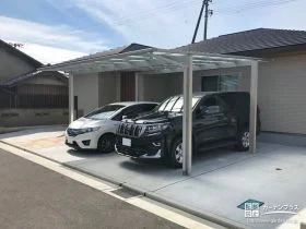 毎日の生活に上質な快適さと癒しを与えるシンプルモダンな新築外構