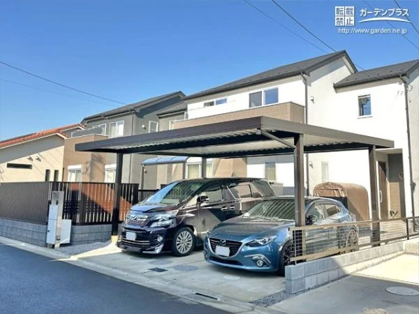 家族みんなが安心して過ごせるセミクローズ外構工事