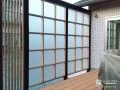 スクリーンフェンスの内側