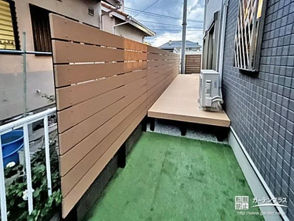 お庭をお子様が気持ち良く遊べる空間へ生まれ変わらせた工事