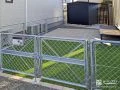 フェンスと門扉でお庭をクローズ化し安全なドッグランにした工事
