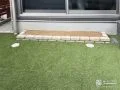 レンガの植栽スペースがアクセントになったお庭リフォーム工事