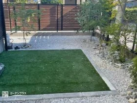 メンテナンスフリーで快適なお庭[施工後]