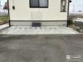 建物周りにも土間コンクリートを打設
