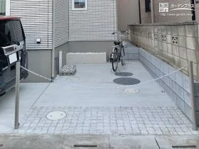 無駄のないレイアウトで快適な駐車スペース[施工後]