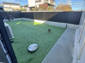 周りを気にせずワンちゃんがのびのび遊べるドッグラン[施工後]