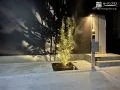 昼と夜で異なる表情を楽しめるアプローチ