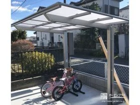 敷地ギリギリまで有効活用した駐輪スペース[施工後]