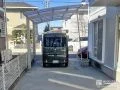 柔らかいカーブを描くR型屋根でお車を守るカーポート設置工事