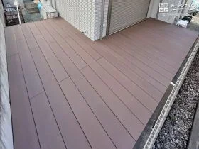 暮らしの幅がぐっと広がる快適なウッドデッキ[施工後]