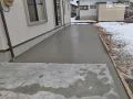 土間コンクリートでフラットに仕上げた駐車スペース拡張工事