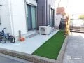 お庭境界の植栽を撤去しローメンテナンス化したリフォーム工事