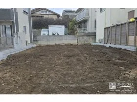 しっかりとした土留めを形成し敷地の安定性を確保した工事