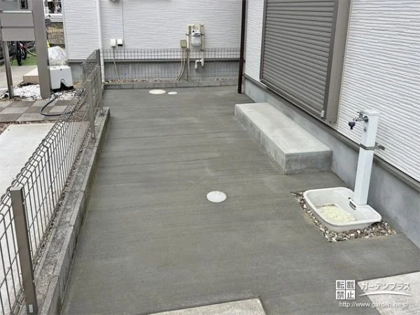 土間コンクリート打設でいつでも綺麗な空間を保てるお庭周り工事