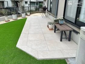 気軽にくつろげるタイルスペース[施工後]
