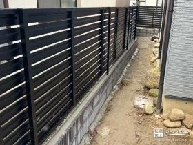 機能性とデザイン性を兼ね備えたフェンス[施工後]