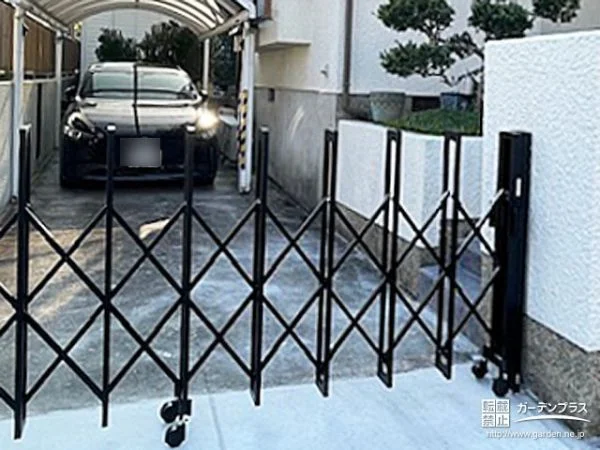 カーゲートが防犯性を高める駐車スペース