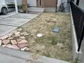 【施工前】芝生だったスペース