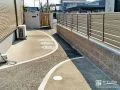 モルタル補修で整えた目地